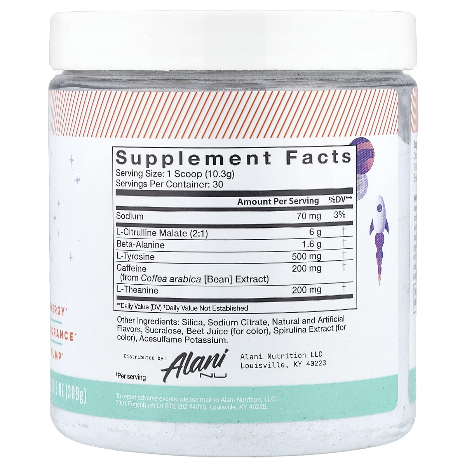 Pre-Workout, Galaxy Lemonade™, 10.9 oz (309 g)