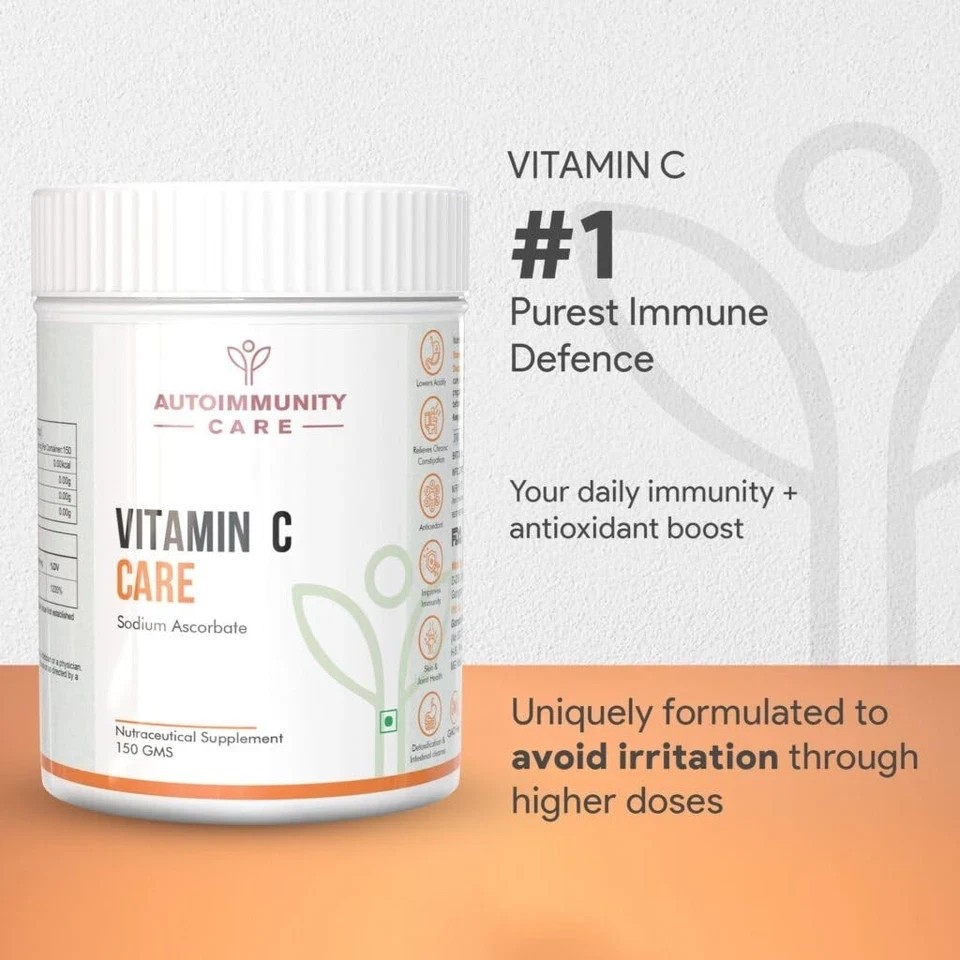 Autoimmunity Care: Vitamin C Care – Boosts Immunity Supplement (150gm) a320