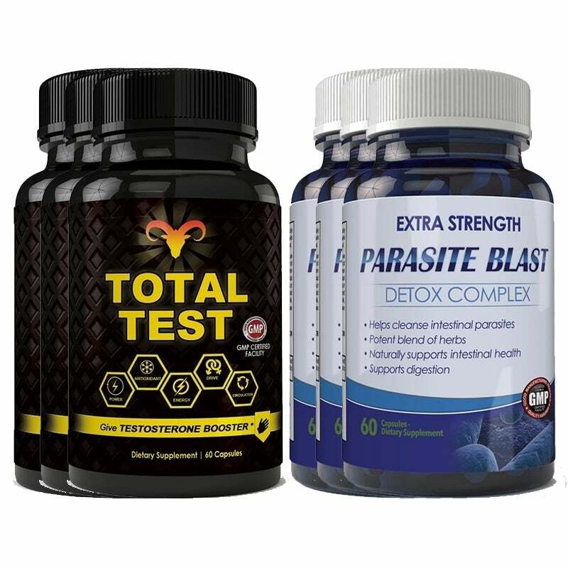 Ultimate Male Sexual Stamina Booster Max Potency & Intestine Cleanse Detox Pills