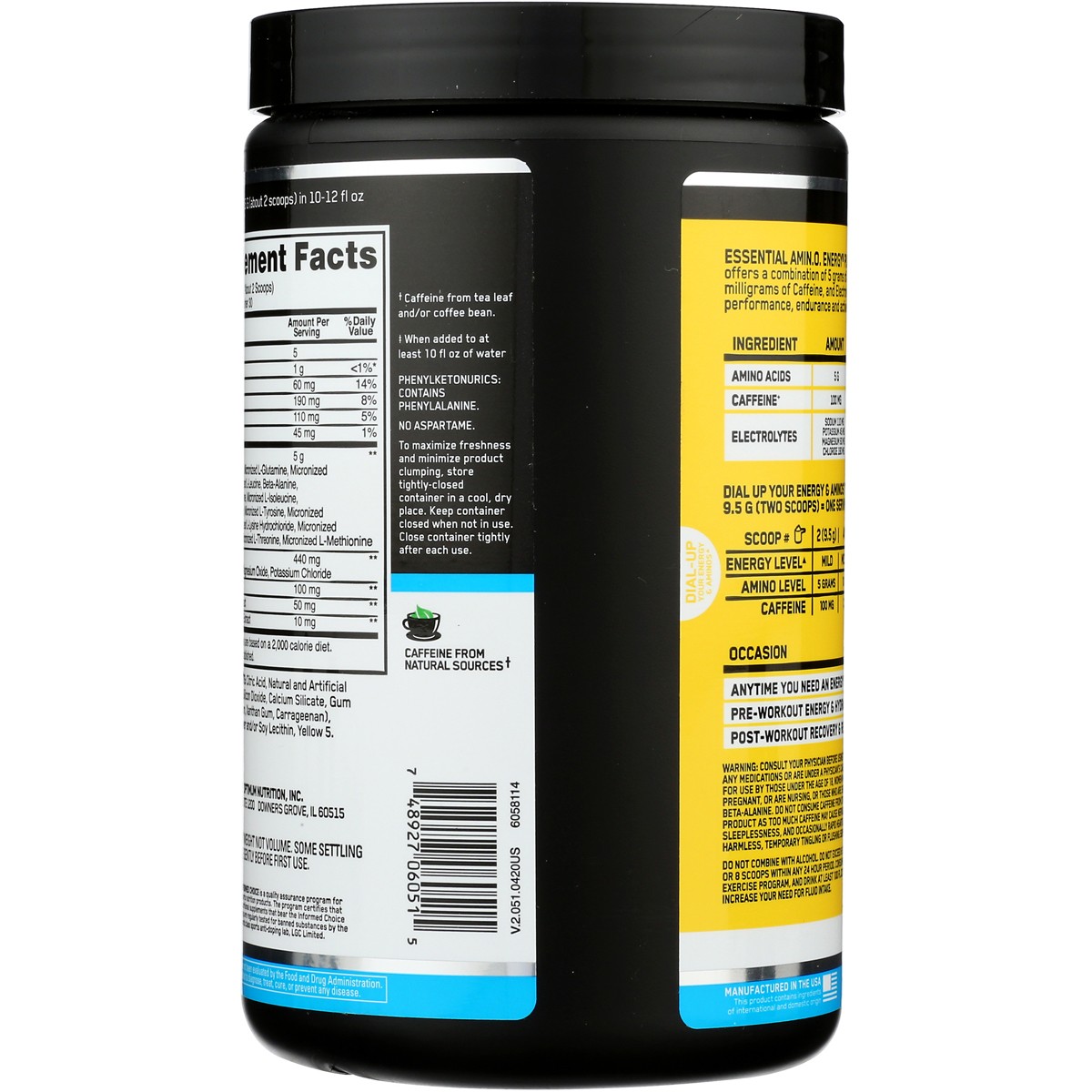 Optimum Nutrition Essential Amino Energy Powder With Electrolytes 10.05 1 Pack