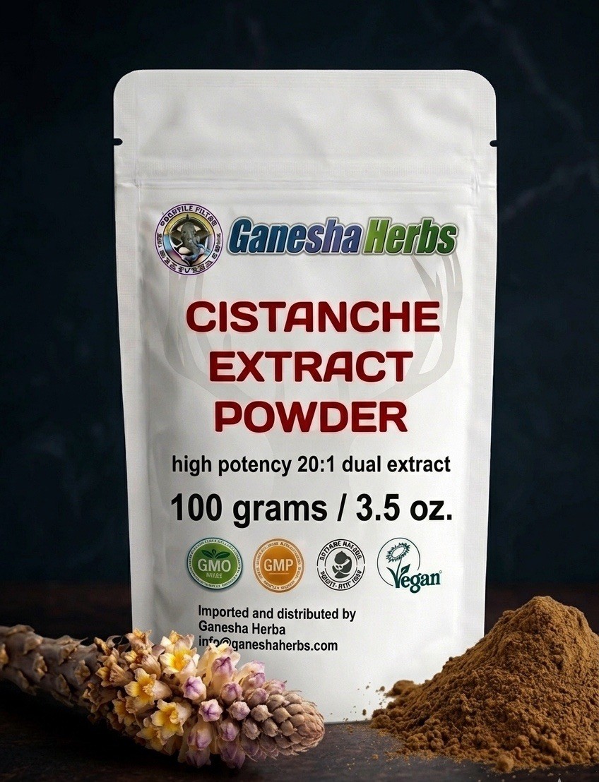 CISTANCHE TUBULOSA 10:1 EXTRACT POWDER 100 grams 100% pure & organic