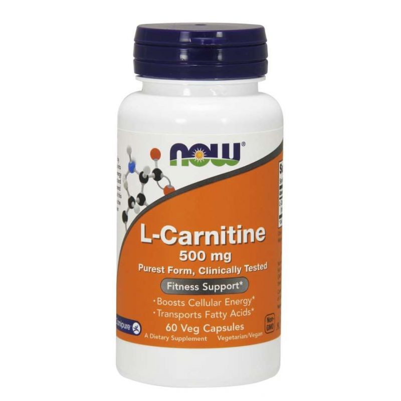 Now Foods L-Carnitine 500mg – 60 Vcaps