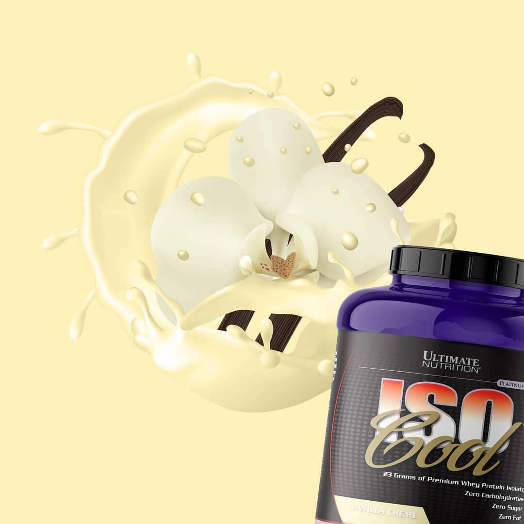 Ultimate Nutrition ISO Cool Whey Isolate Protein Powder – Keto Friendly – Sugar