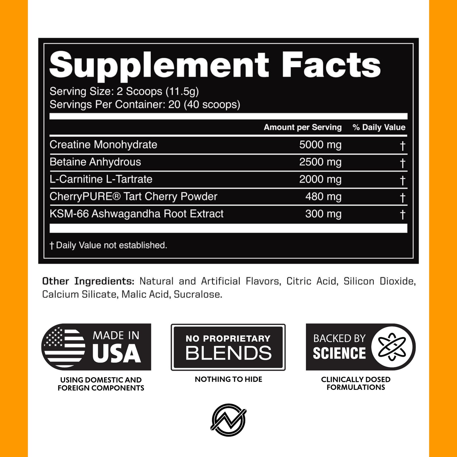Post Workout Recovery Powder – Creatine Monohydrate, KSM-66 Ashwagandha & Tar…