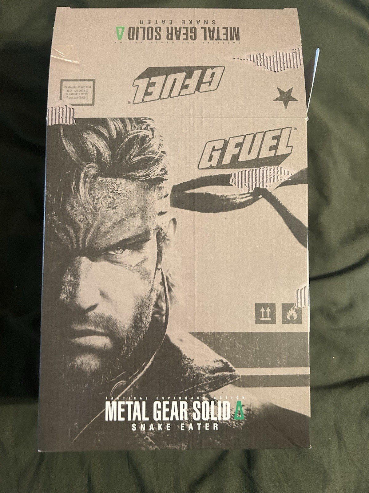Gfuel Solid Snake Collector’s Box Shaker + Tub G FUEL