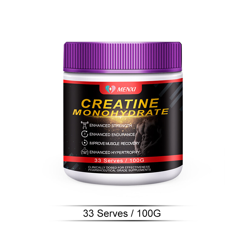 MENXI Micronized Creatine Monohydrate Powder 100g, 60 Servings,Muscle Building