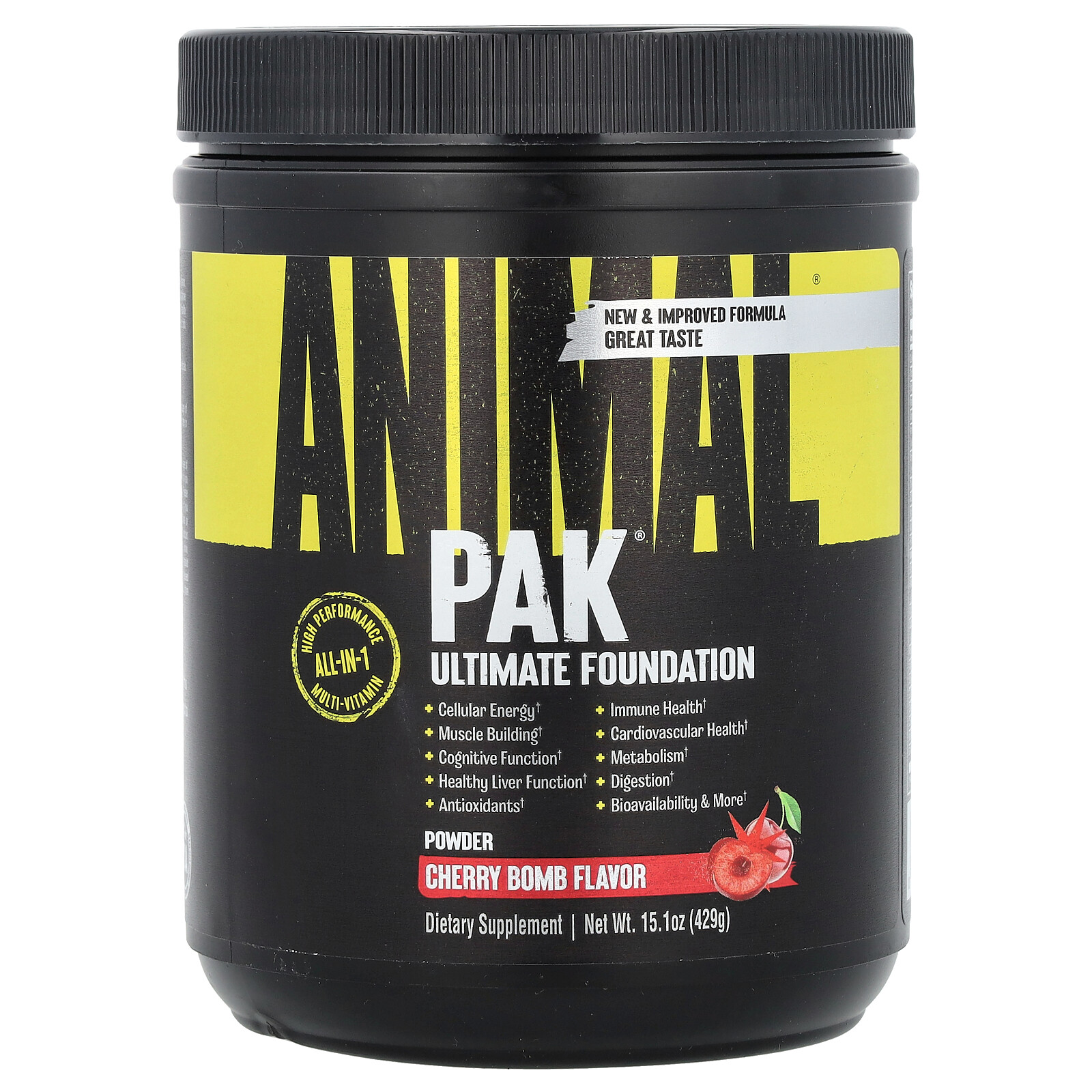 Pak®, Ultimate Foundation, Cherry Bomb, 15.1 oz (429 g)