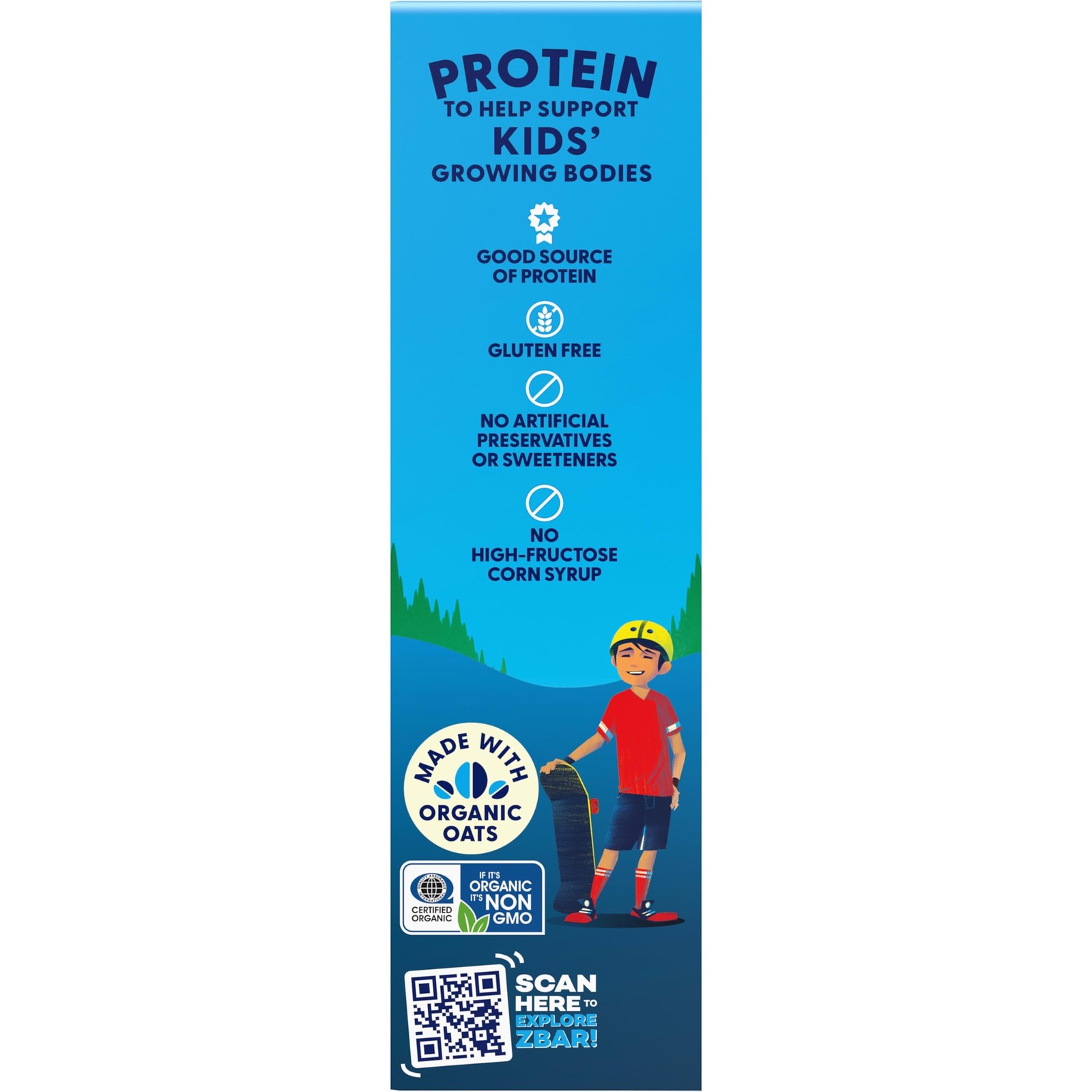 CLIF Kid Zbar Protein – Cookies ‘N Creme – Crispy Snack Bars – 15 bars
