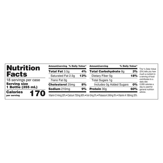 Oikos Vanilla 30g Protein Shake, 12 fl oz (18 Pack) – High Protein Free Shipping