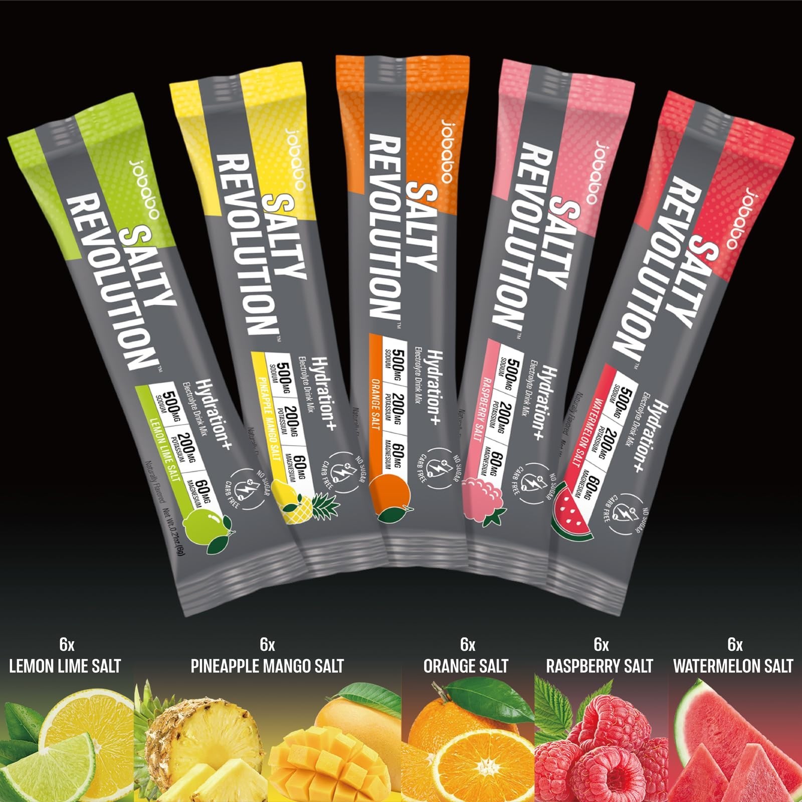 Electrolyte Powder Packets for Keto & Sports Hydration | Sugar-Free, Gluten-Free