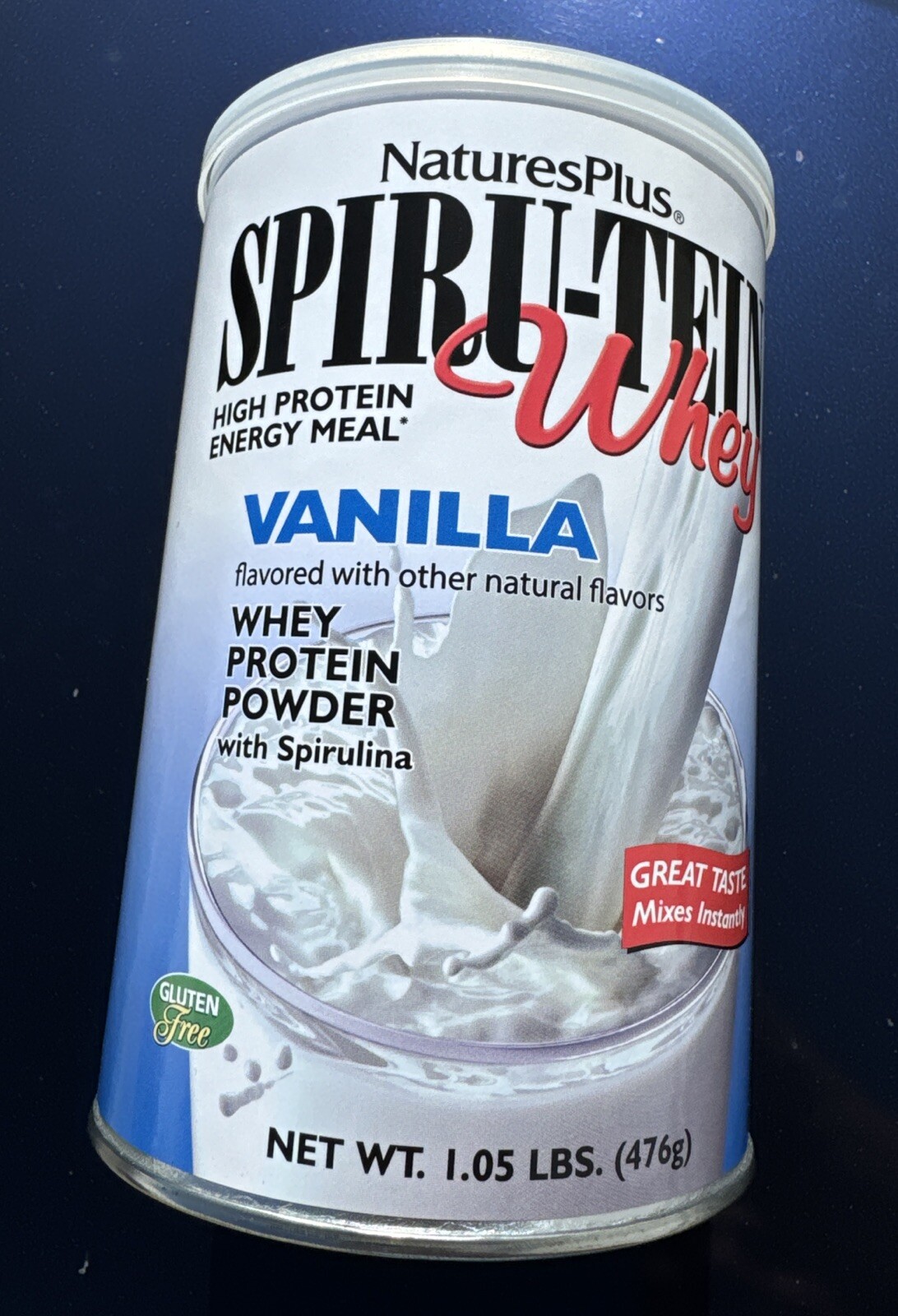 Nature’s Plus Spiru-Tein Whey Protein Powder Meal Vanilla 1.05lb