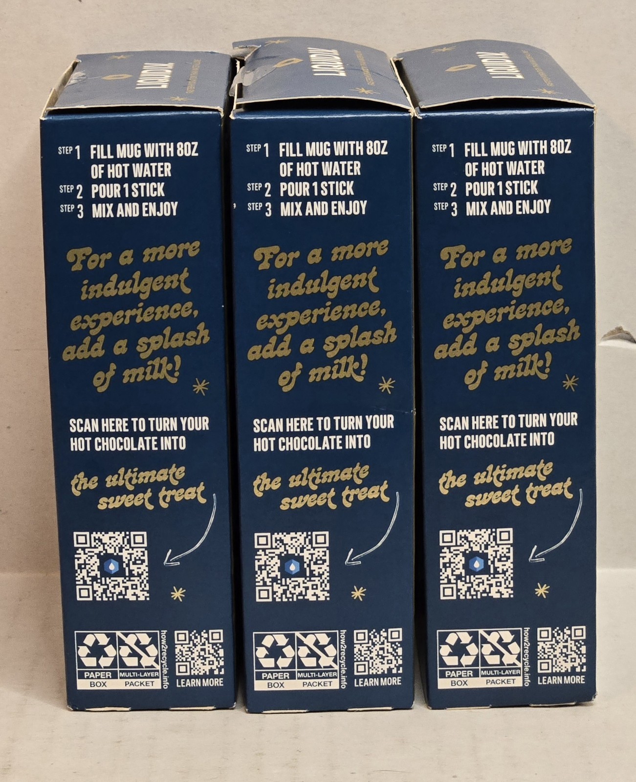 3x LIQUID I.V. HYDRATION MULTIPLIER HOT CHOCOLATE HOLIDAY SERIES EXP 8/27