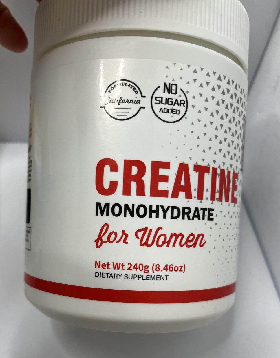 Old School Labs 2pk Creatine Monohydrate Women 240g Sugar Free Unflavored Powder
