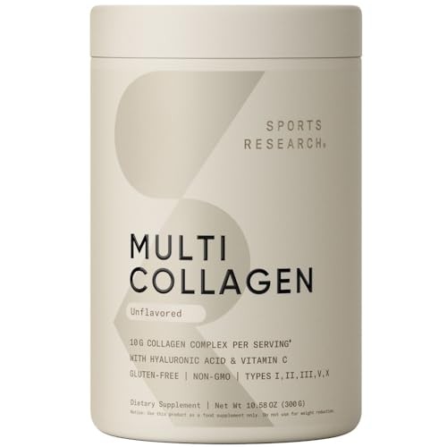 Sports Research Multi Collagen Protein Powder 5 Types