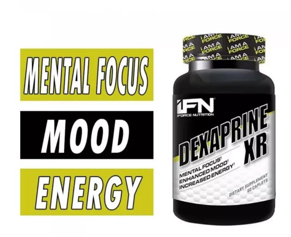 iForce Nutrition Dexaprine XR HIGH STIM, FOCUS, MENTAL CLARITY