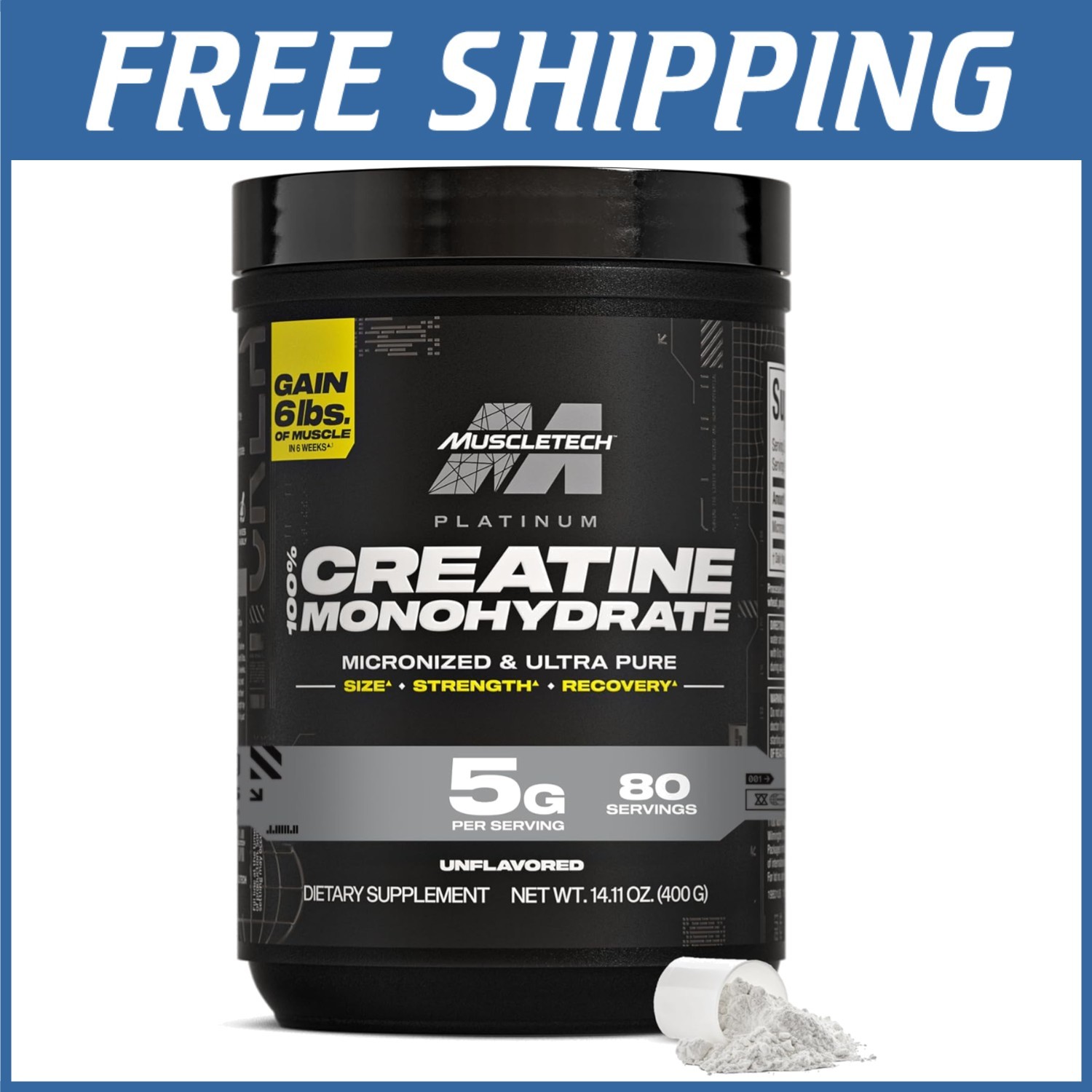 Creatine Monohydrate – Muscle Builder & Recovery Aid