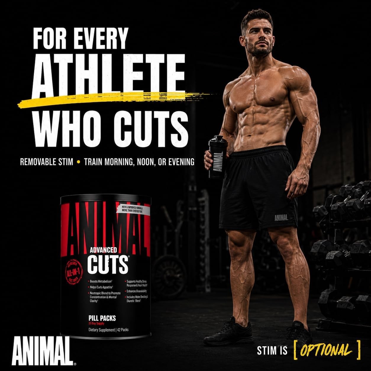 Cuts All-in-1 Thermogenic Fat Burner – 25-Ingredient Cutting Stack with Remov…