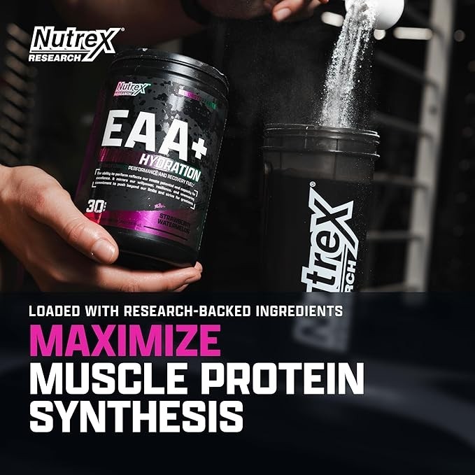 Nutrex Research EAA Hydration Powder EAAs BCAAs Electrolytes 30 Servings