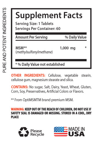 energy booster pill – MSM 1000MG 3B – msm supplement for humans