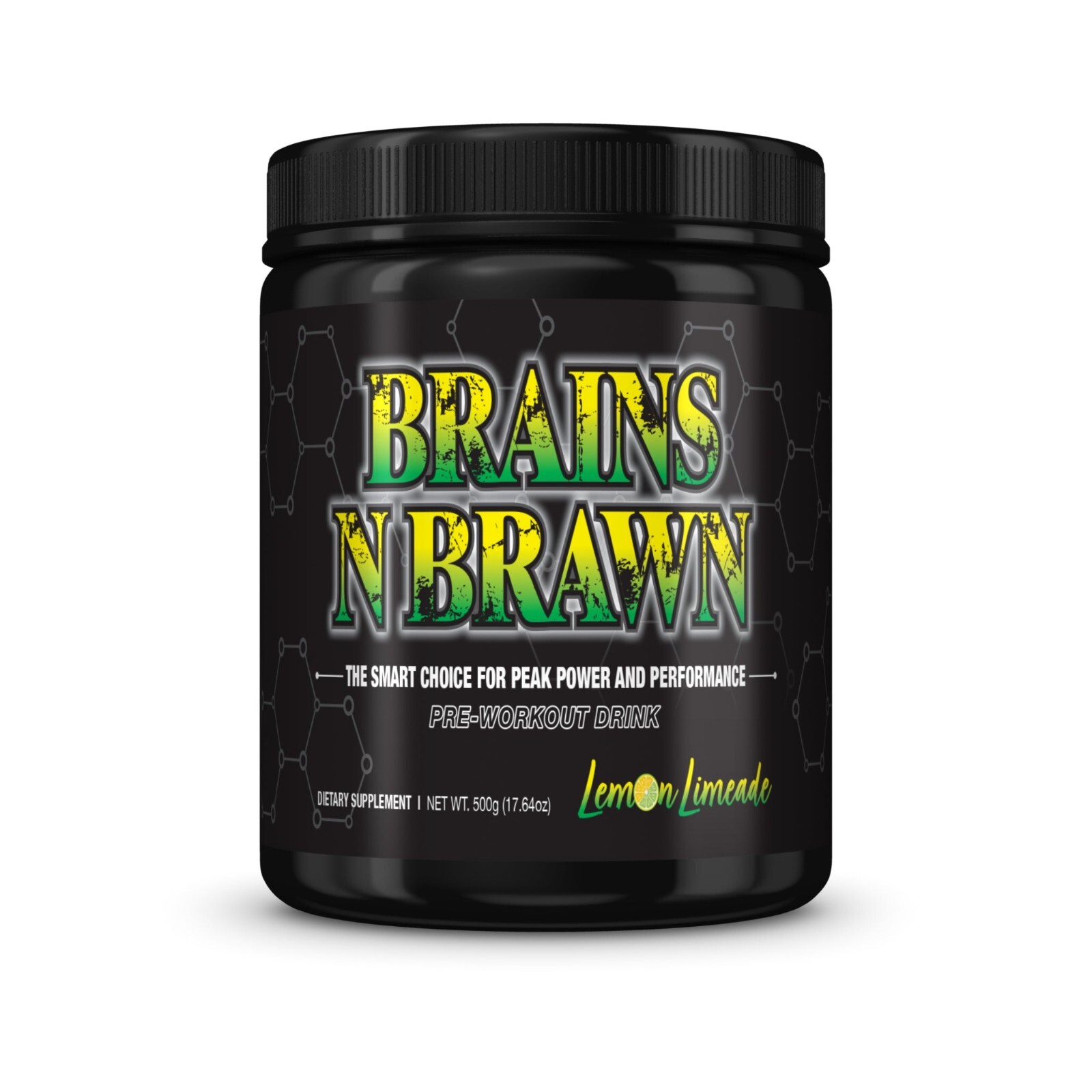 Brains N Brawn: Lemon Limeade (2 Pack) – Pump Pre-Workout – 40 Servings