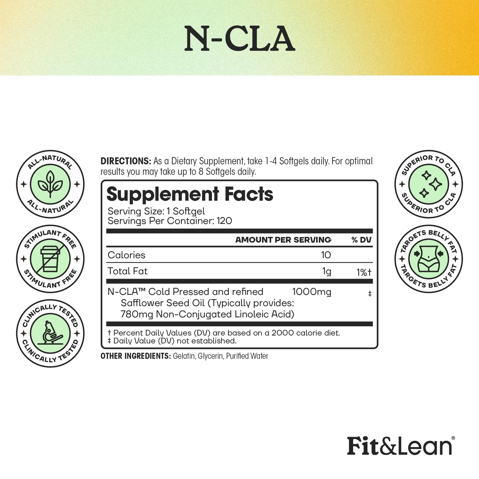 N-CLA, Weight Loss Supplement, Reduces Belly Fat Better Than CLA, Boost Metab…