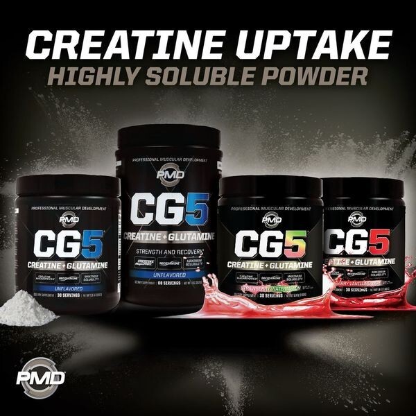 CG5 – Creatine/Glutamine Powder – Strength, Power & Recovery-Cherry Van 30 serve