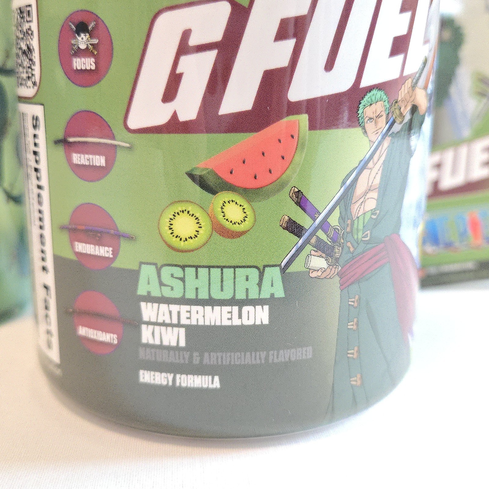Gfuel x One Piece Zoro Ashura Collector’s Box With Shaker Cup – ENERGY NEW 2026✅