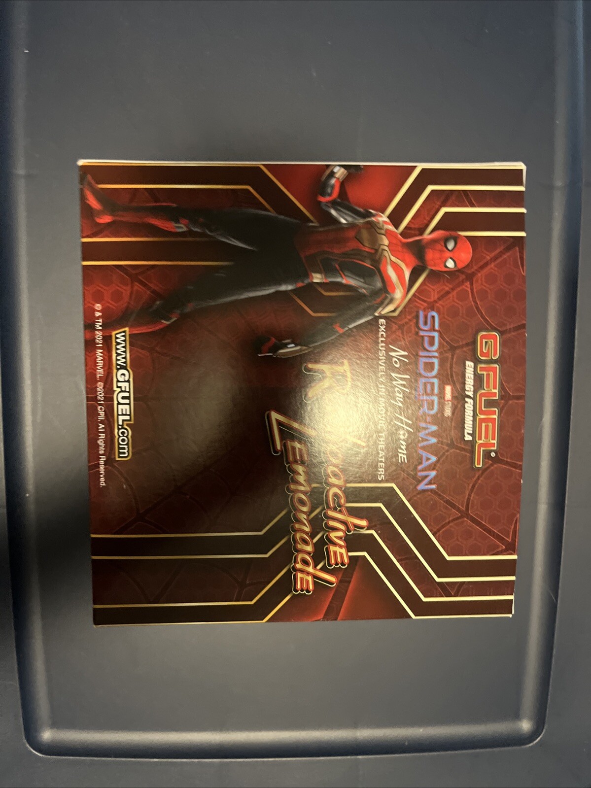 GFUEL Spider-Man No Way Home Radioactive Limited Edition Collector’s Box EMPTY
