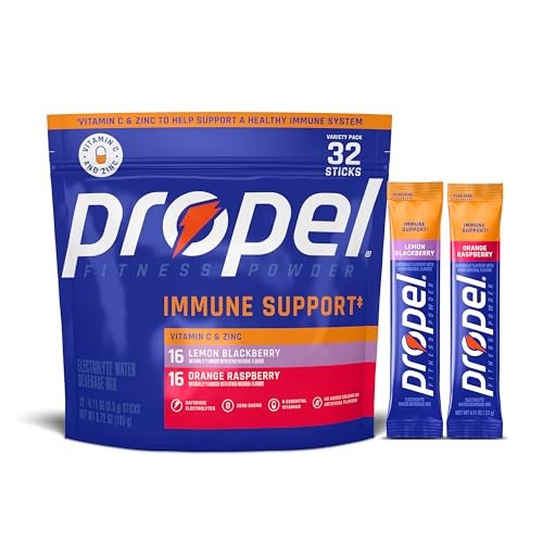 Propel Immune Support 0.11 Ounce (Pack of 32) Immune Support Variety