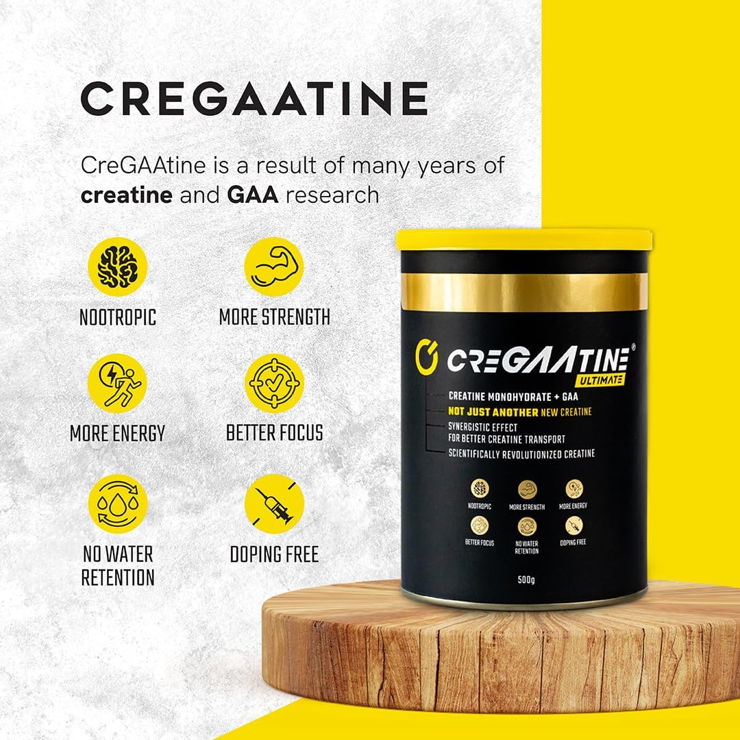 Ultimate | 50% Higher Dosage in Bulk Pack | Micronized Creatine Monohydrate + GA