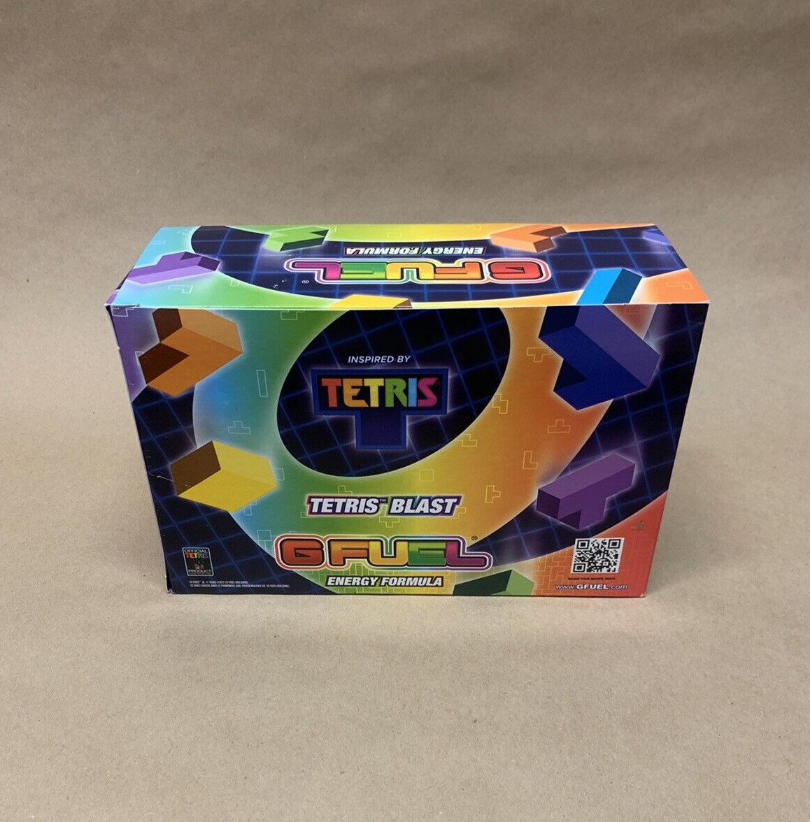 G Fuel Tetris Tetrimino Collector’s Box w/ 42 Sticks in 7 Different Flavors