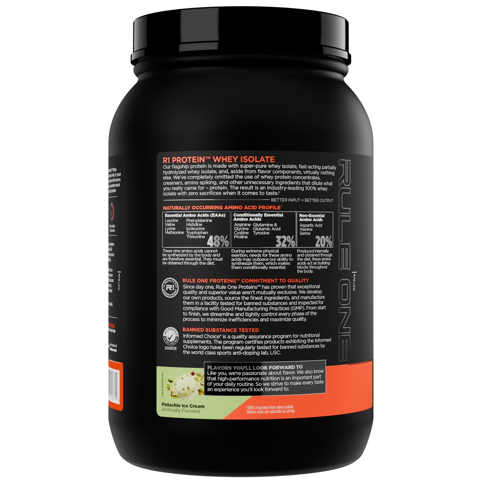 Rule 1 Proteins R1 Protein Whey Isolate with 25g Protein & 6g BCAA Exclusive…