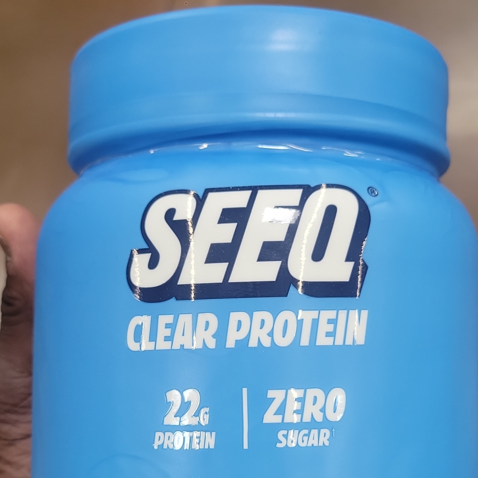 SEEQ Clear Protein Powder 22g Protein Zero Sugar Whey Isolate Gluten Soy Free
