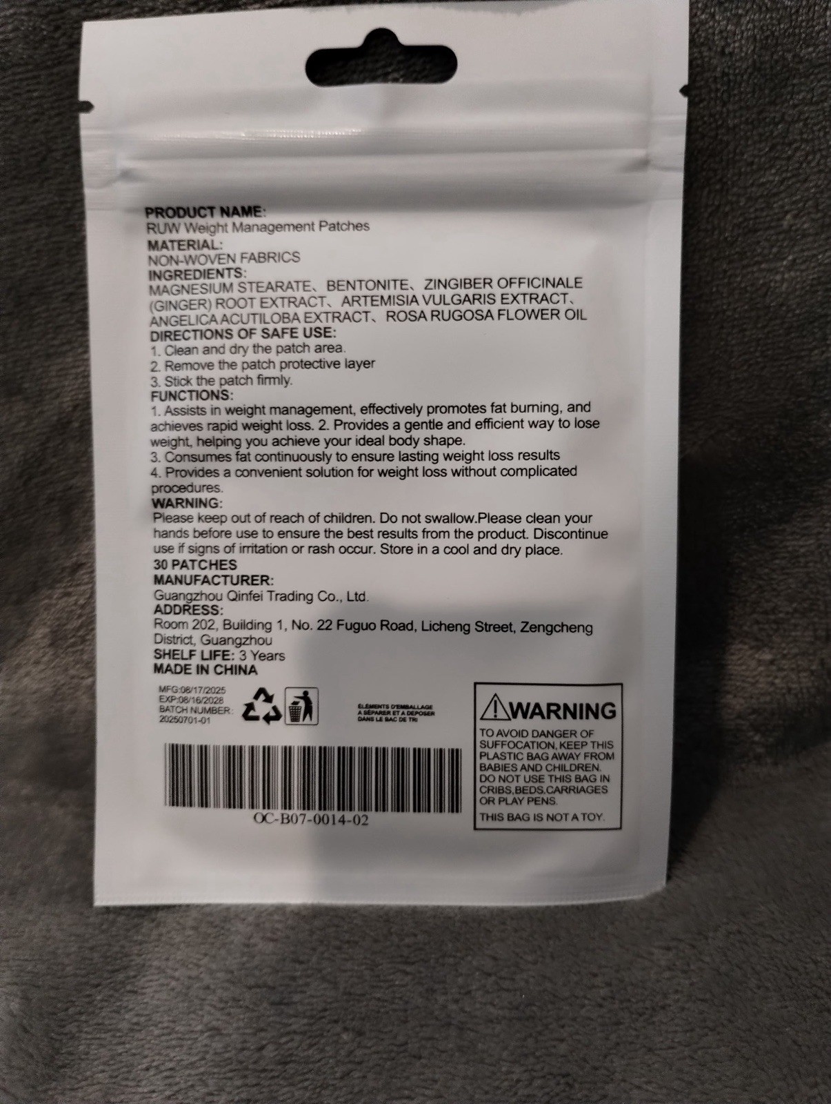 Oce Aura 30 pack of Patches one month of supply in one pack