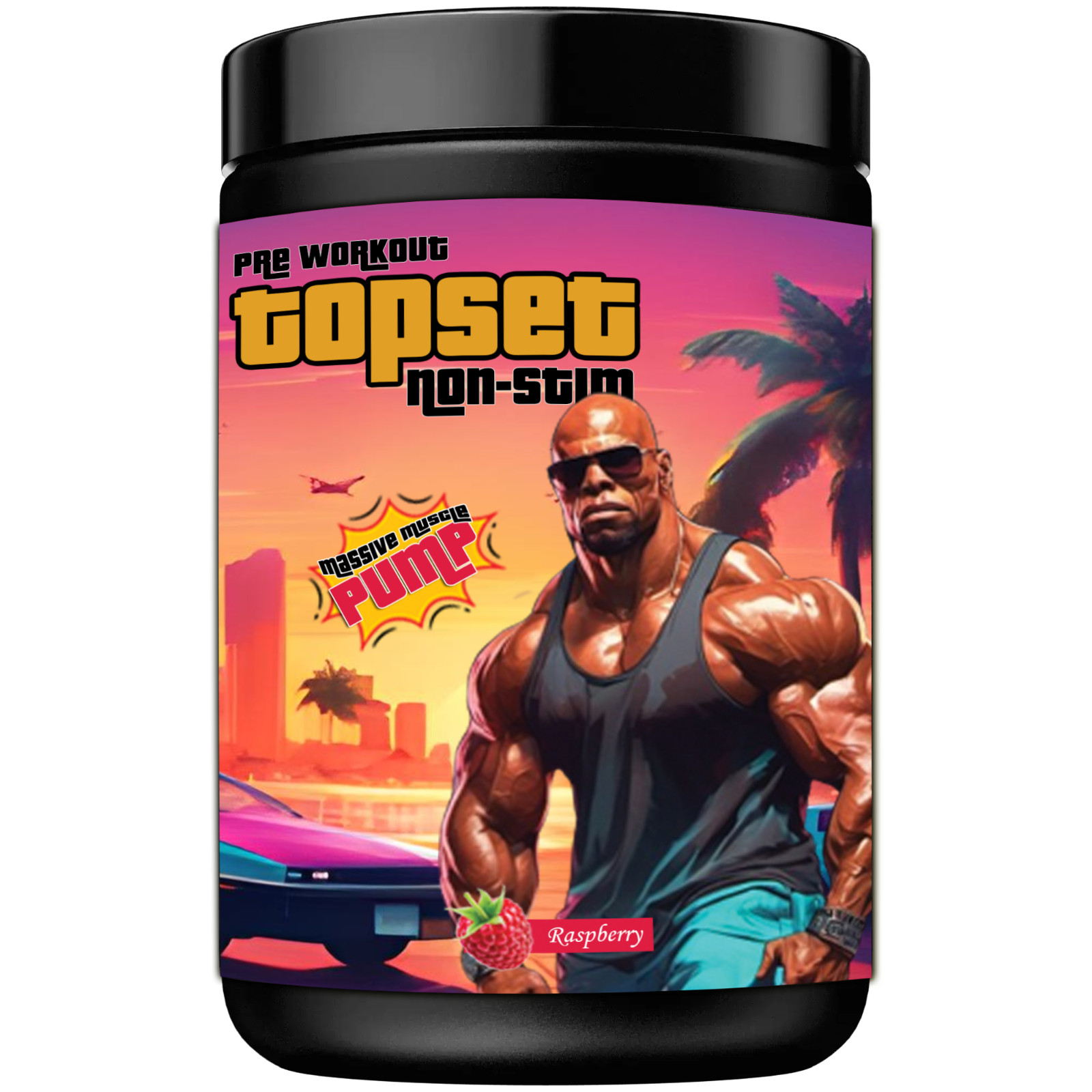 TOPSET 600 g- Best Non-Stim Preworkout, Stim Free, 10 000 mg Citrulline and More