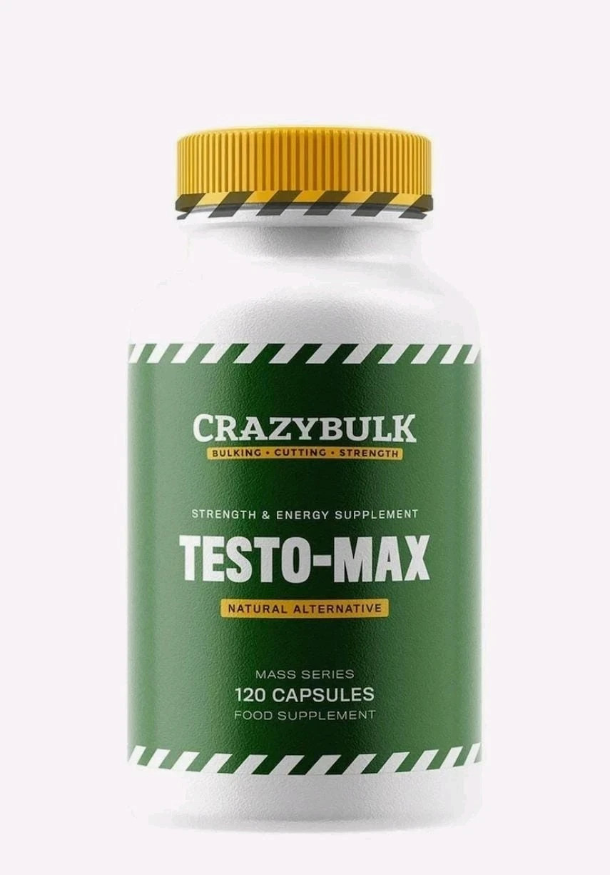 Crazybulk Natural TESTO-MAX 120 Capsules – FREE SHIPPING WORLDWIDE
