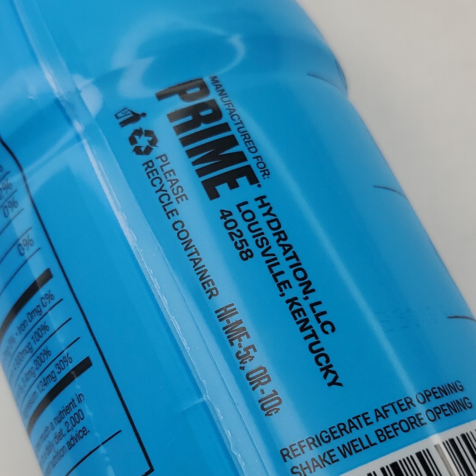 Prime Drink Blue Raspberry Flavor 16 oz Bottle KSI Logan Jake Paul Sealed Gift