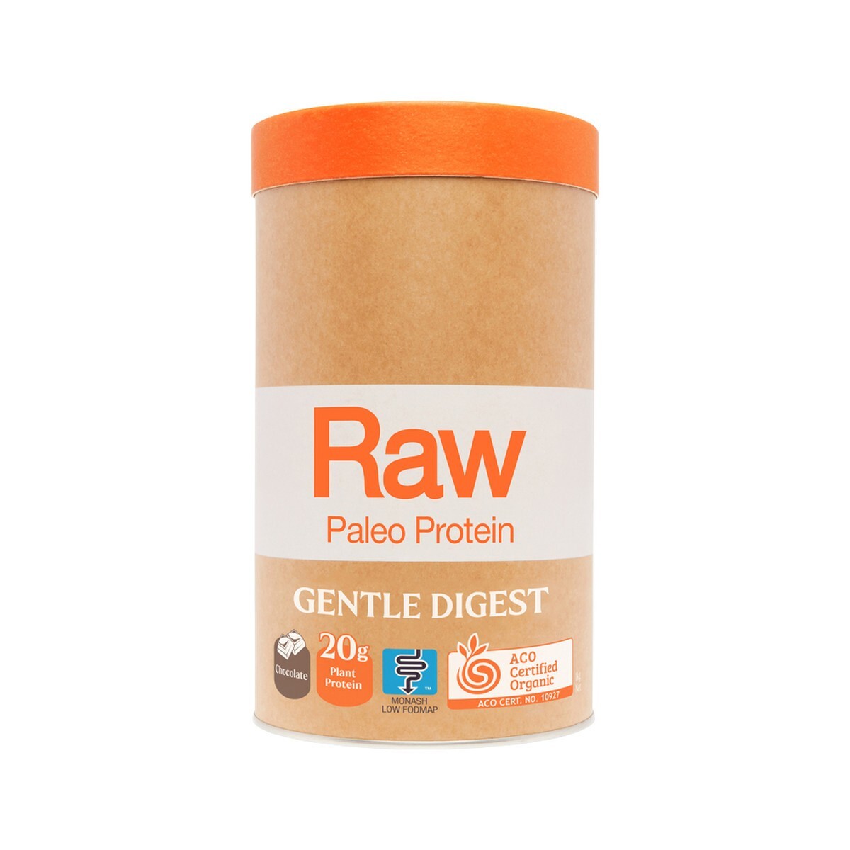 New Amazonia Raw Paleo Protein Organic Gentle Digest Chocolate 500g
