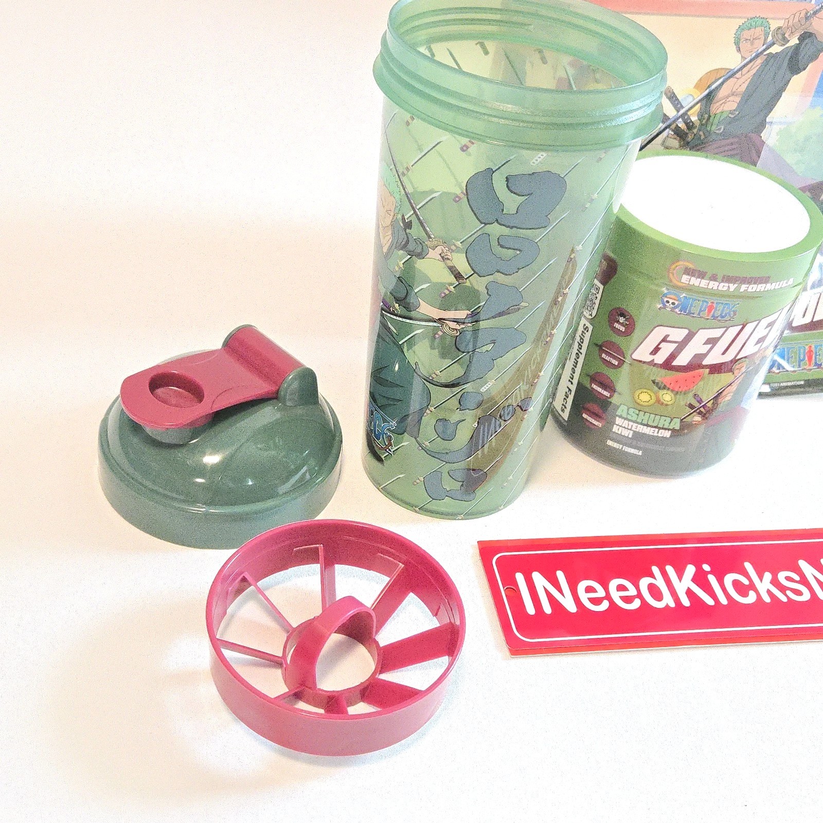 Gfuel x One Piece Zoro Ashura Collector’s Box With Shaker Cup – ENERGY NEW 2026✅