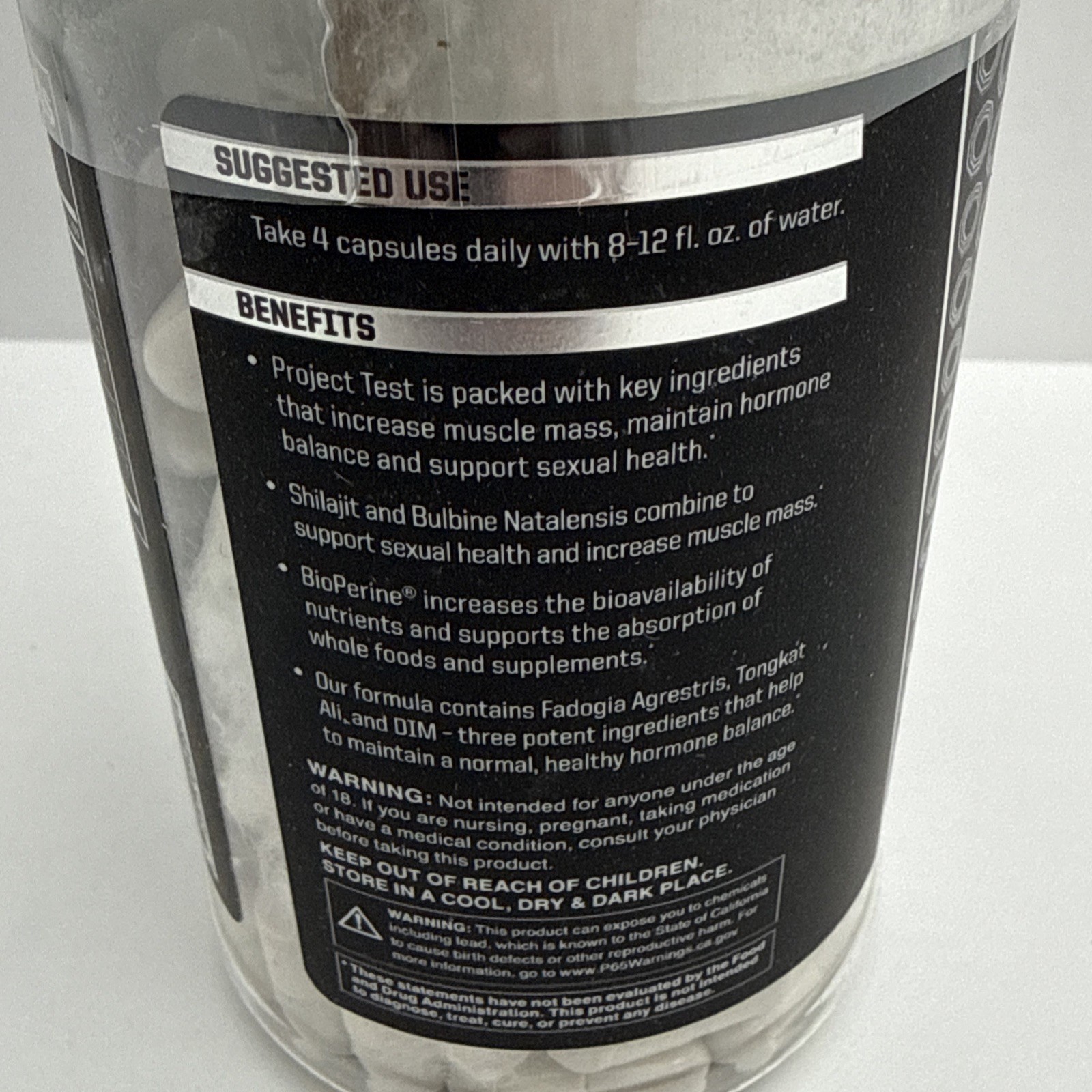 Anabolic Warfare Project Test Muscle Mass Strength Hormone Sexual Health 120 Cap