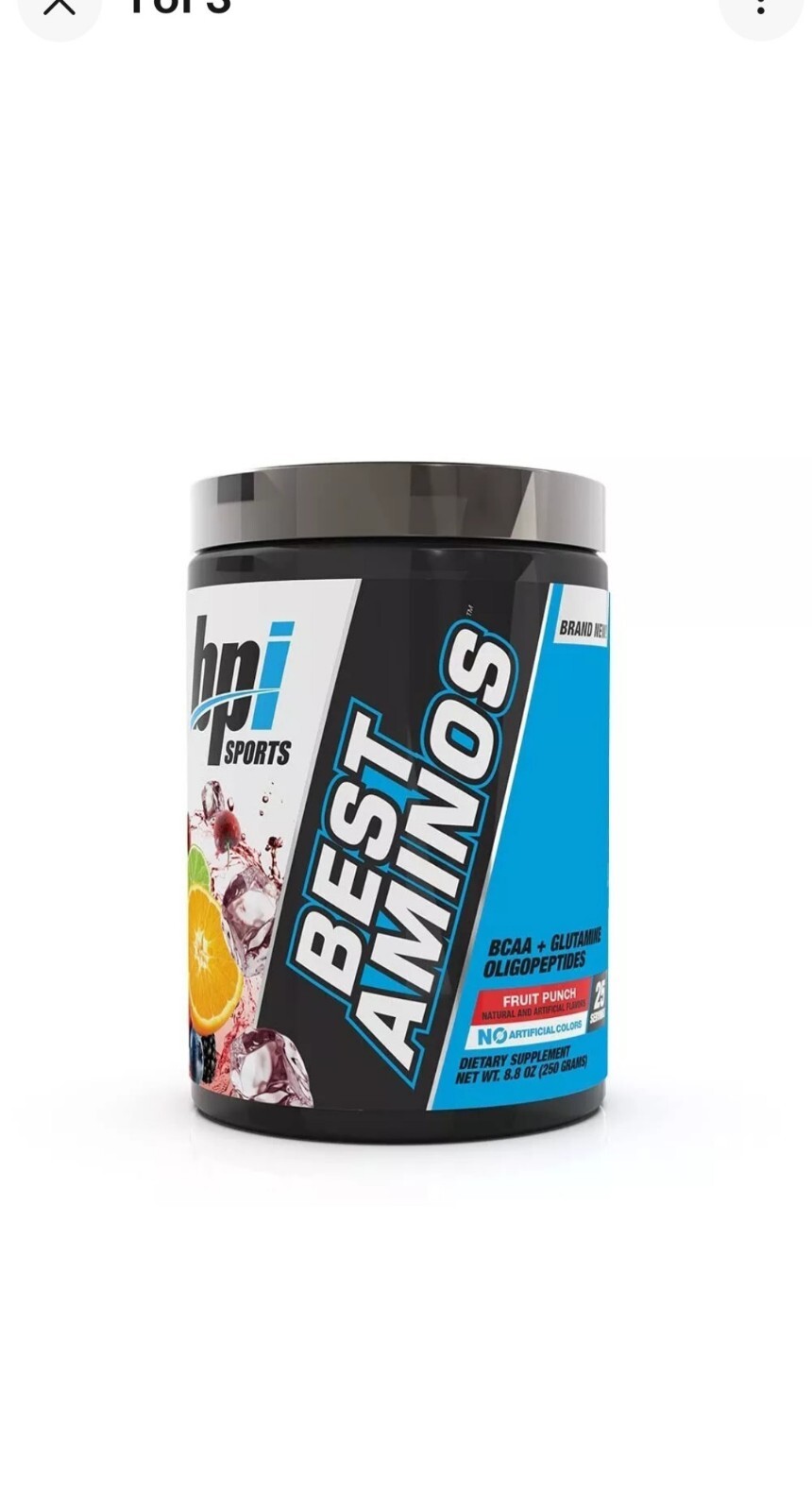 BPI Sports BEST BCAA PUMP BEST AMINOS FRUIT PUNCH – 25 Serv 8.8oz Exp:05/27