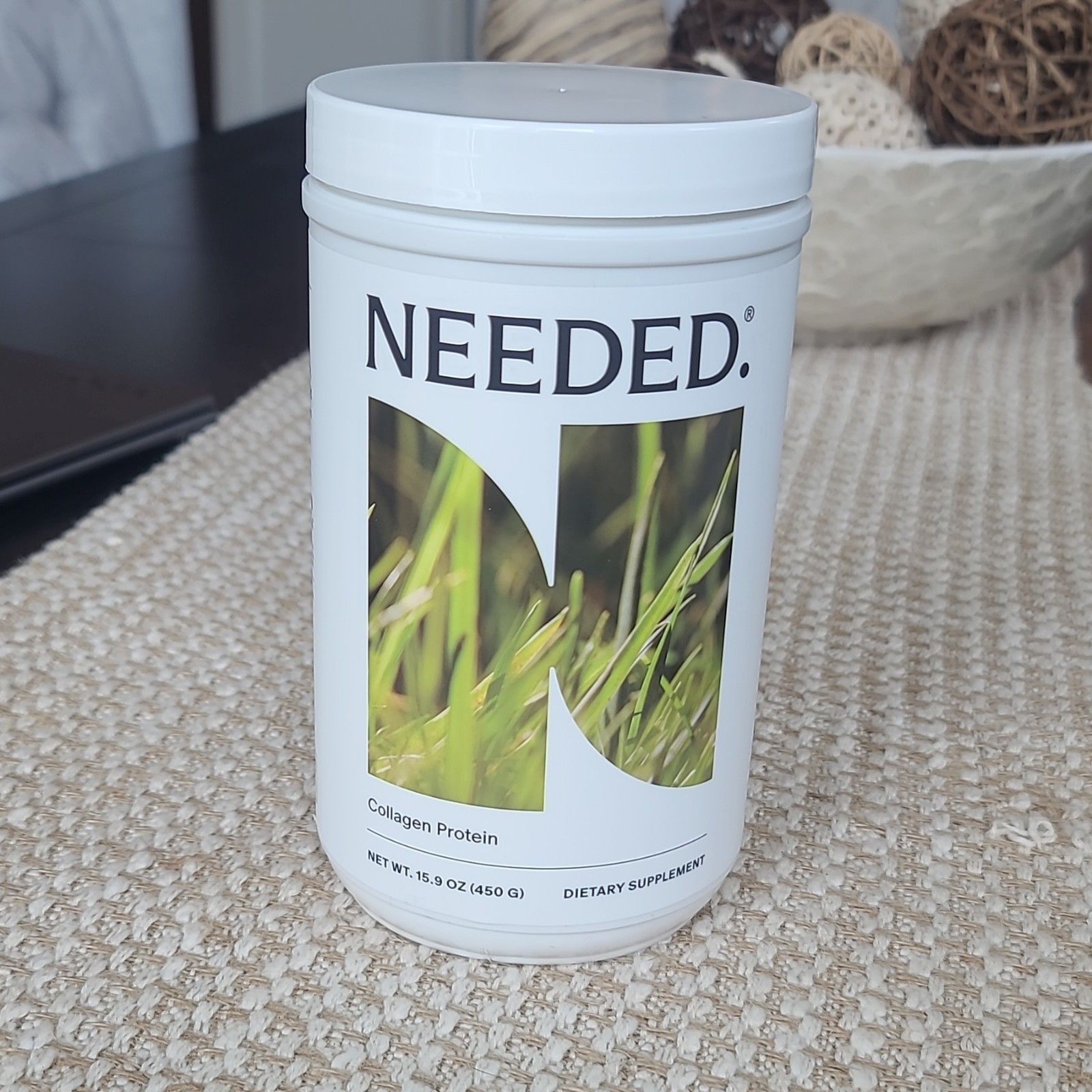 NEEDED Collagen Protein Powder, Hydrolyzed Bovine Collagen, Women, 15.9 oz