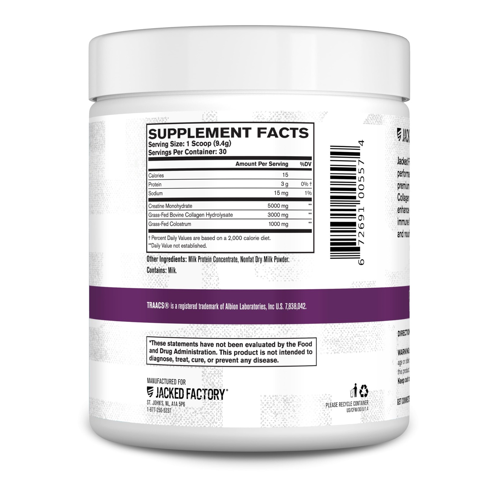 Creatine for Women – Creatine Monohydrate with Collagen + Colostrum to Suppor…