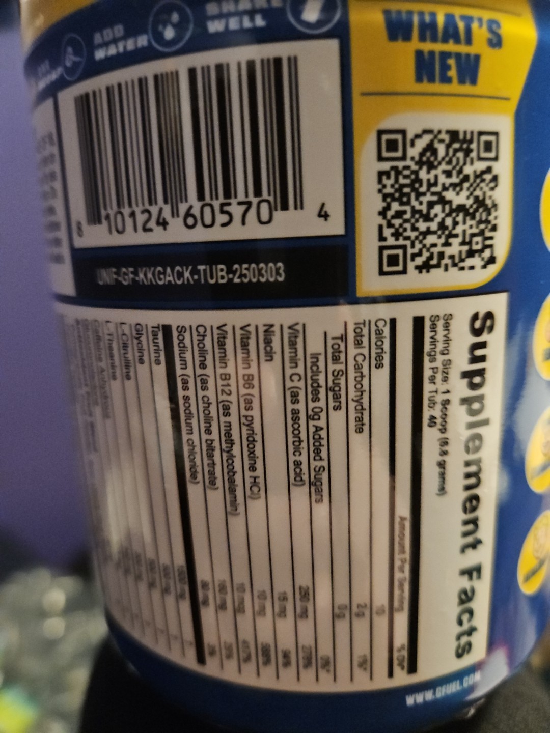 G Fuel Nuka Cola GFuel 40 Servings Tub New & Improved Energy Formula **NEW**