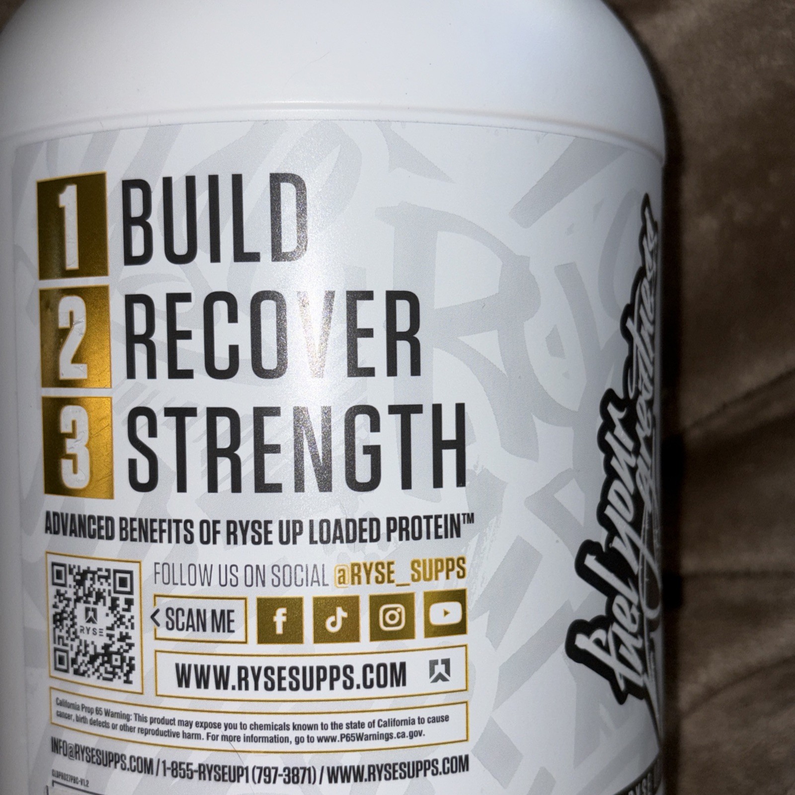 RYSE Loaded Premium Whey Protein Powder with MCTs – Peanut Butter Cup 2.3 lbs