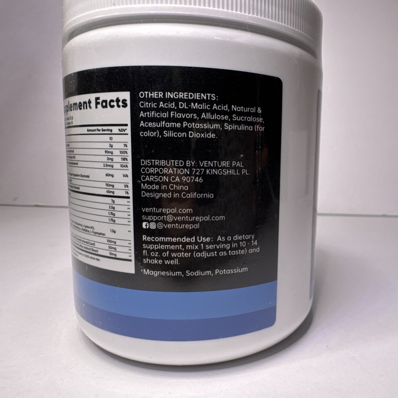 Venture Pal Amino Prime Amino Acid Powder Energy + Hydration 0g Sugar 12.7oz