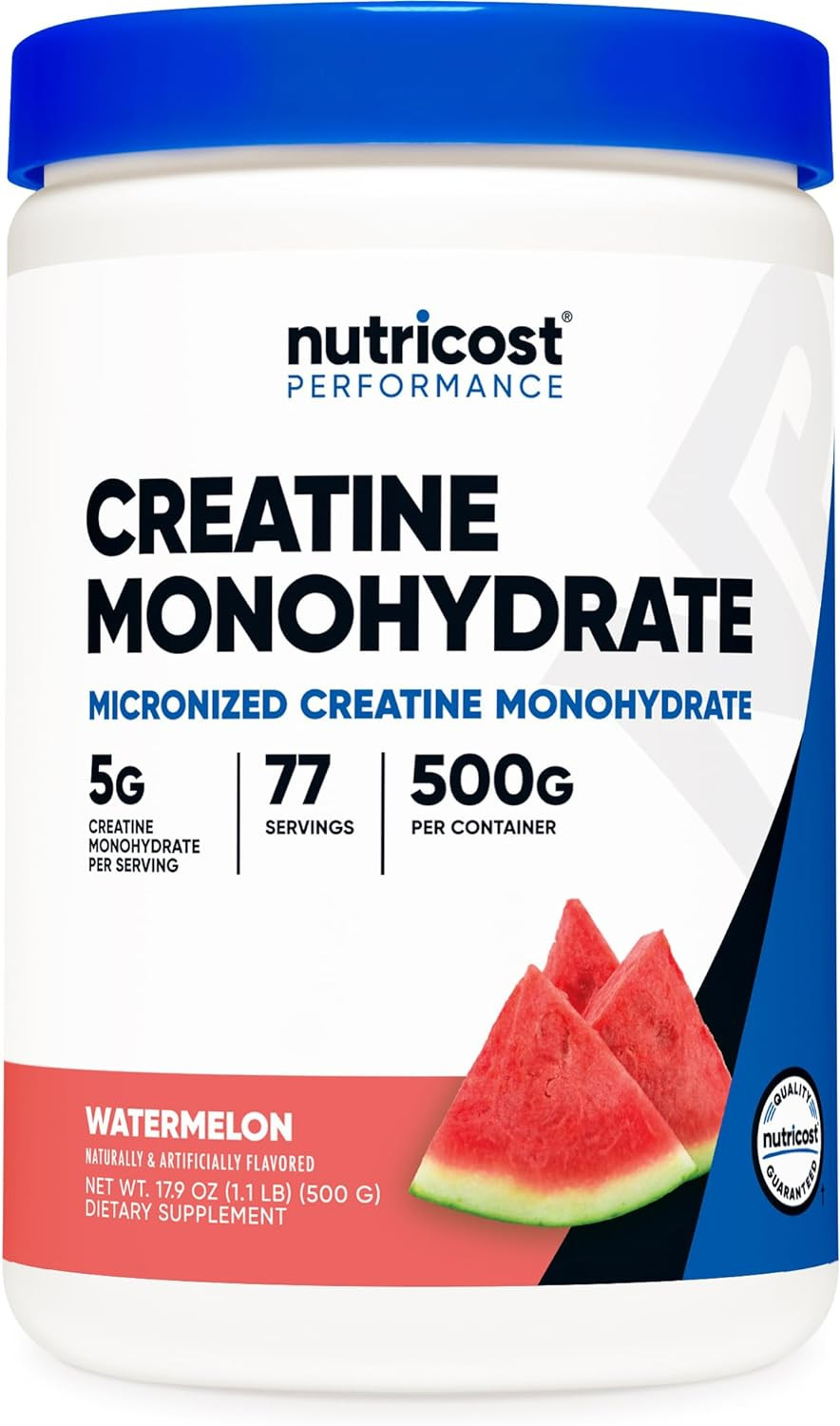 Nutricost Creatine Monohydrate Micronized Powder 5000mg Creatine per Serving