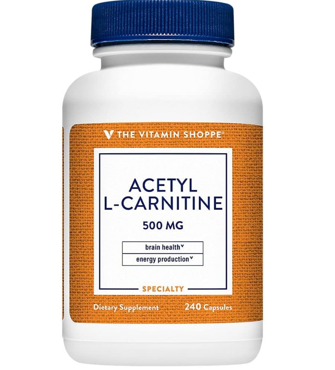 The Vitamin Shoppe ACETYL L-CARNINTINE 240 Capsules ( 240 Servings )BEST BY 5/25