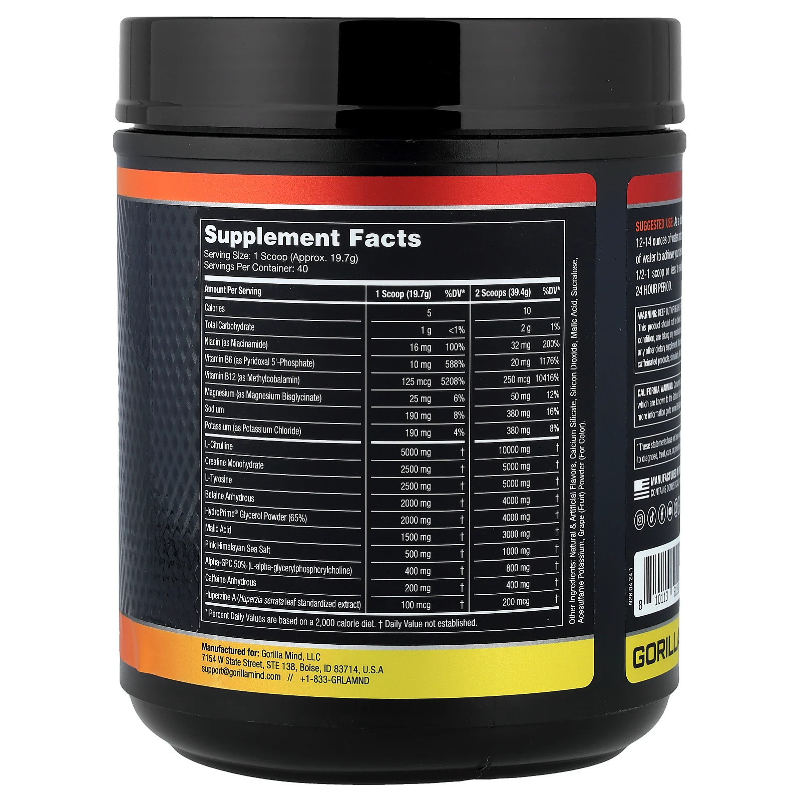 Mode, Pre-Workout Formula, Grape Cotton Candy, 1.74 lb (788 g)