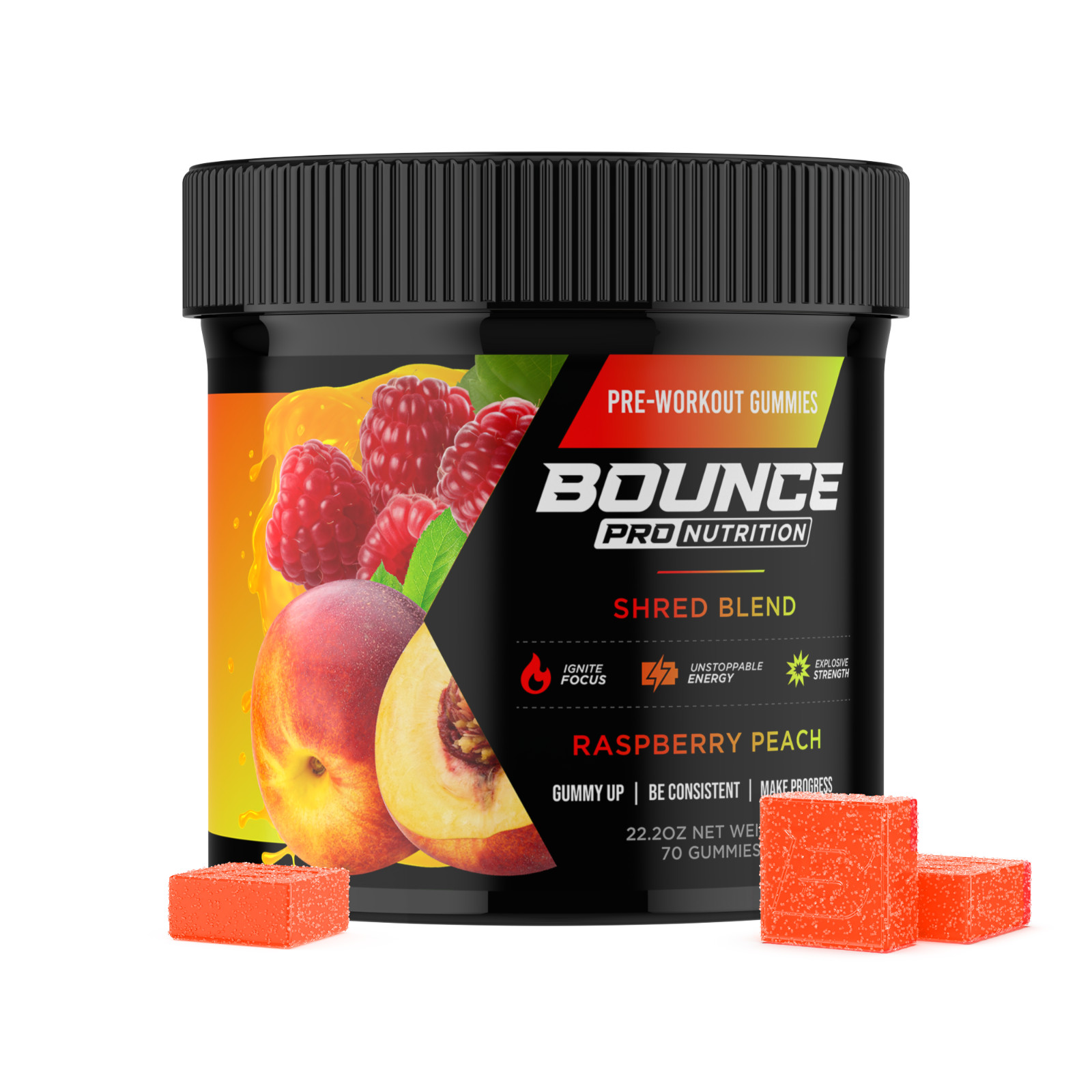 Pre-Workout Gummies – Shred Blend